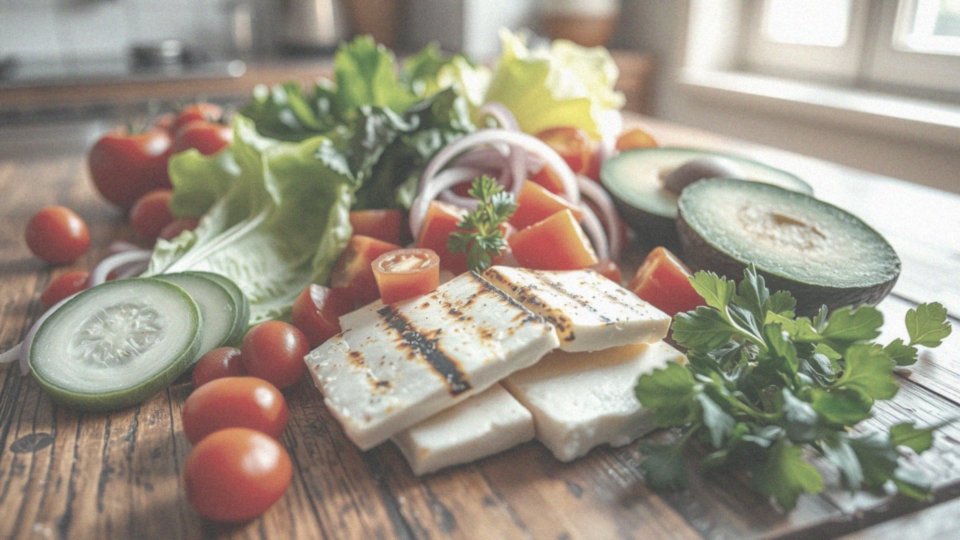 Jakie warzywa są najlepsze do sałatki z halloumi?