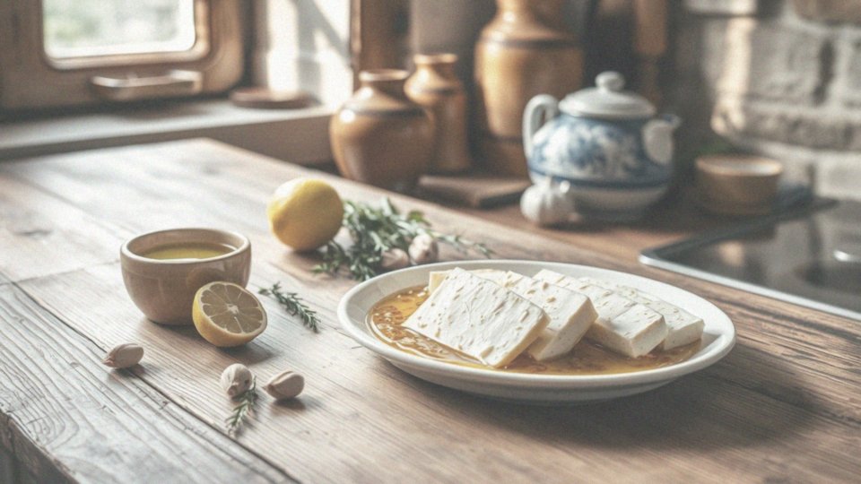 Jak zamarynować ser halloumi przed smażeniem?