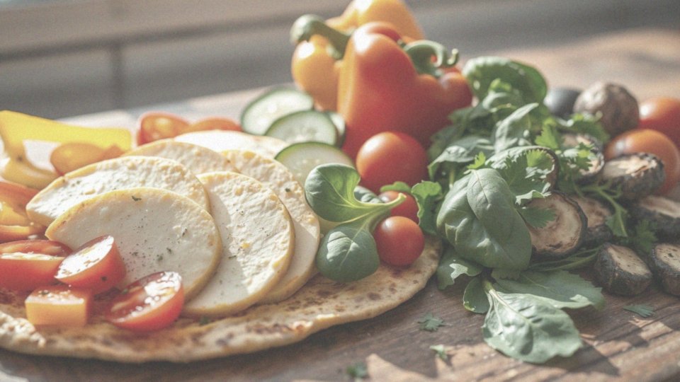 Jakie warzywa najlepiej komponują się z tortillą z halloumi?
