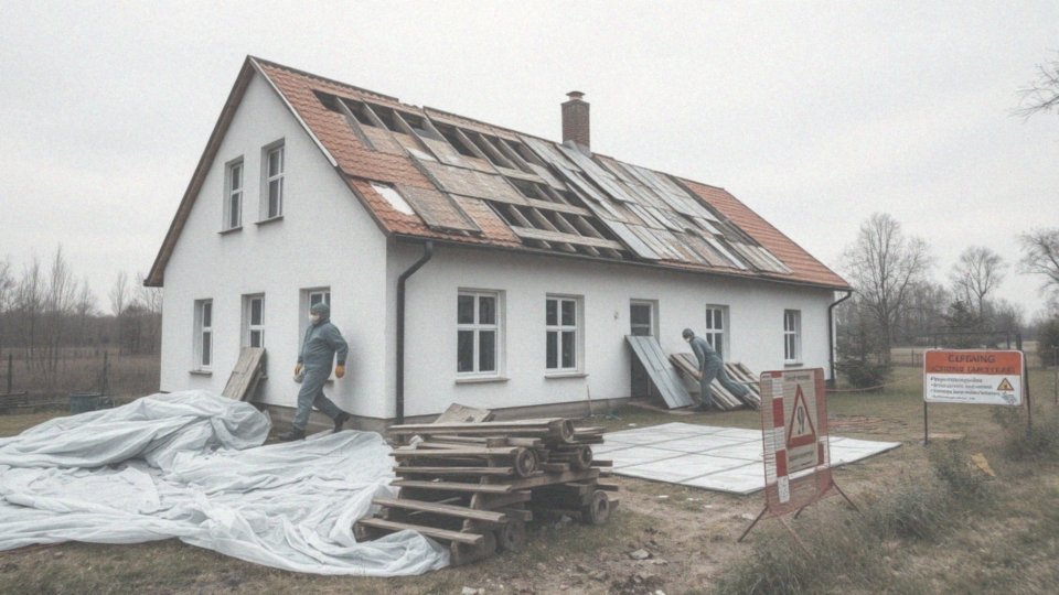 Jak wygląda proces usunięcia azbestu z dachu?