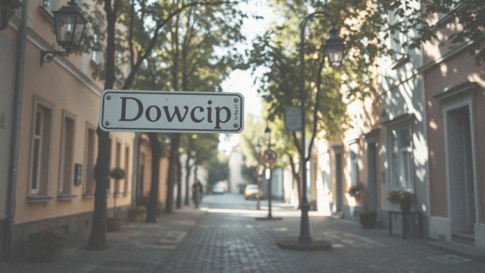 Jakie są przykłady fajnych nazw ulic w różnych miastach?