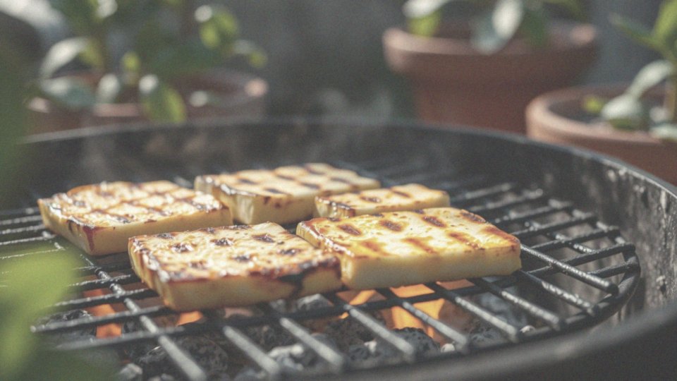 Jak grillować ser halloumi?