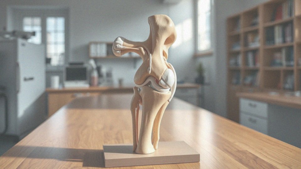 Jakie struktury anatomiczne zawiera model anatomiczny stawu kolanowego?