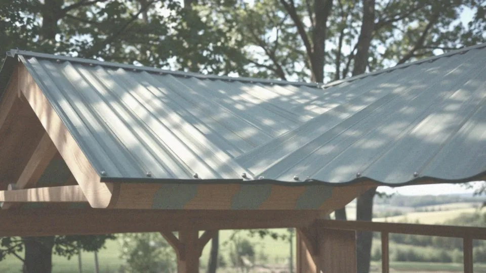 Blacha na dach altany – zalety i zastosowanie blachy trapezowej